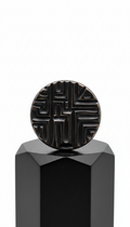 Blackened Silver Signet Pendant